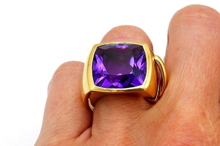 Chaumet Lien Yellow Gold Amethyst Ring