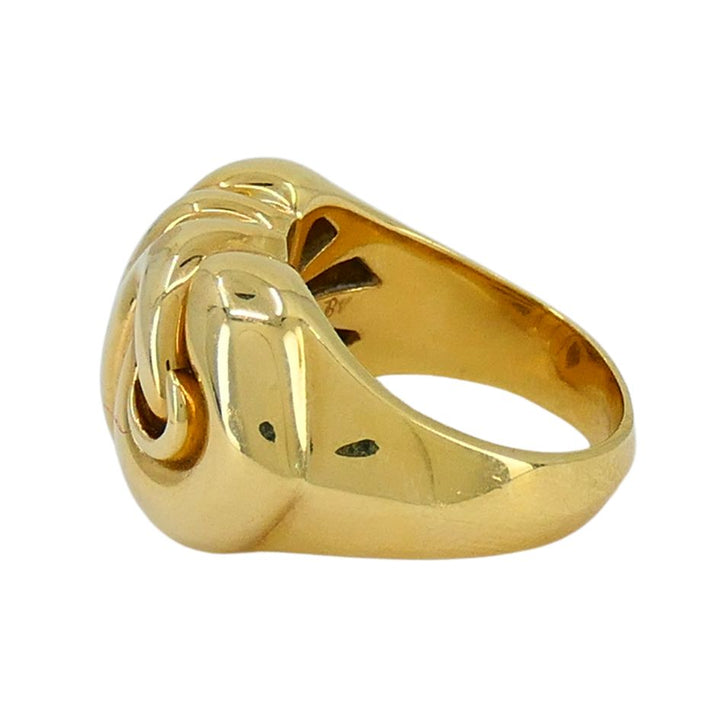 Bvlgari 18k Gold Doppio Cuore Ring