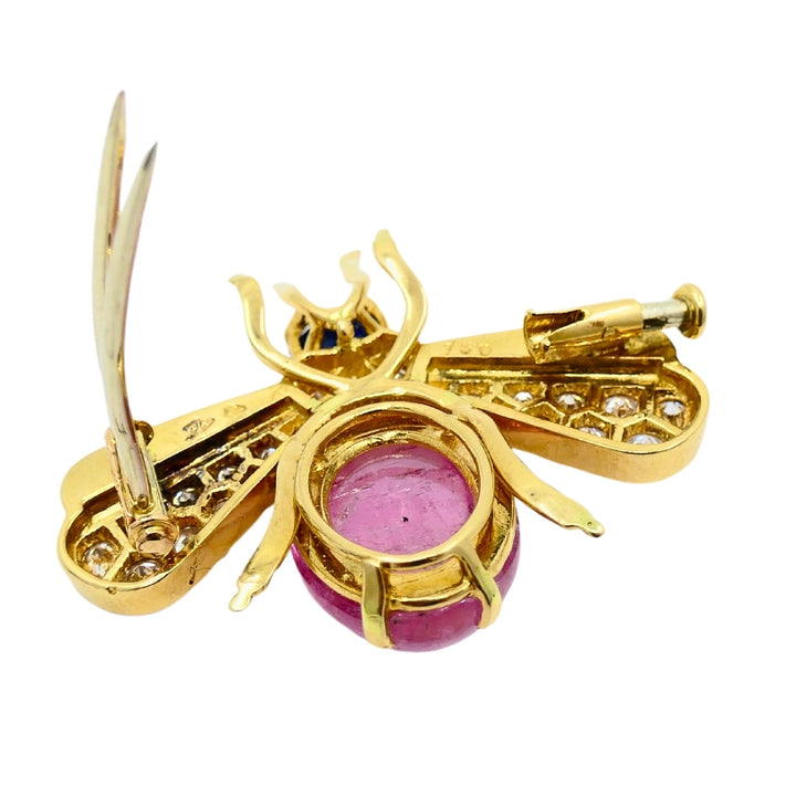 Van Cleef & Arpels Bee Brooch Gold Diamond Gemstones
