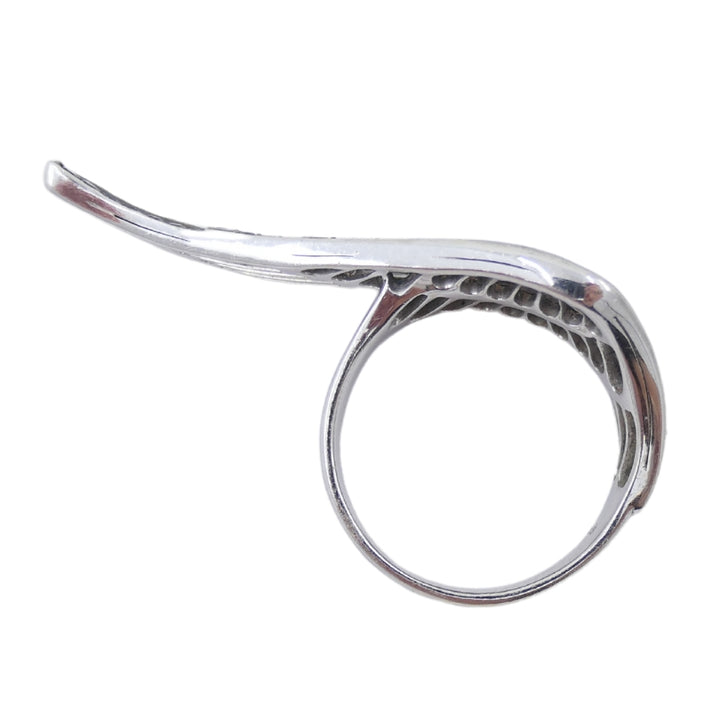 Garrard Black Diamond Wing Ring 18k Gold