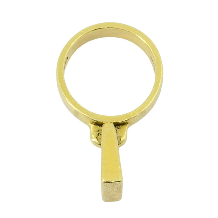 Vintage Tiffany & Co. 18k Gold Hinge Padlock Ring