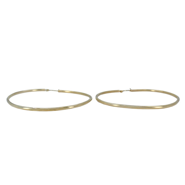 14k Gold Large Hoop Earrings