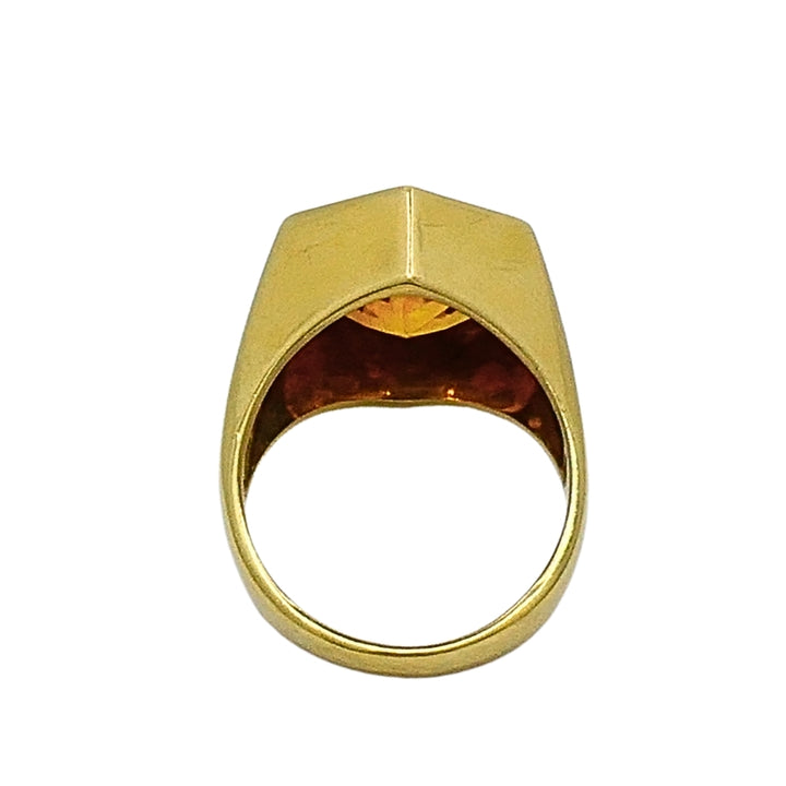 Paloma Picasso  Tiffany & Co. 18k Gold Citrine Ring