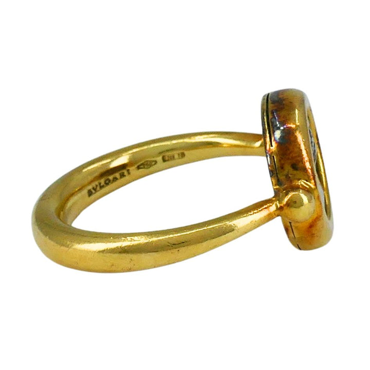 Bvlgari 18k Gold Monete Ancient Coin Ring