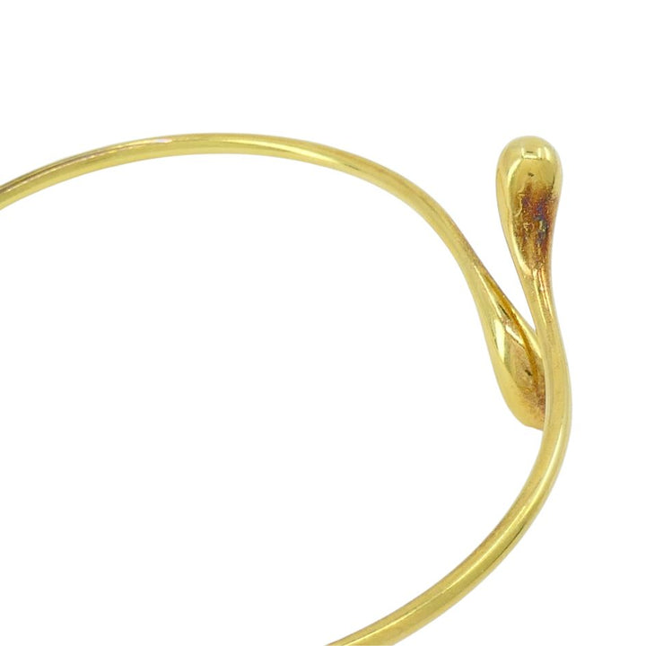 Elsa Peretti for Tiffany & Co. 18k Gold Teardrop Bypass Bangle Bracelet