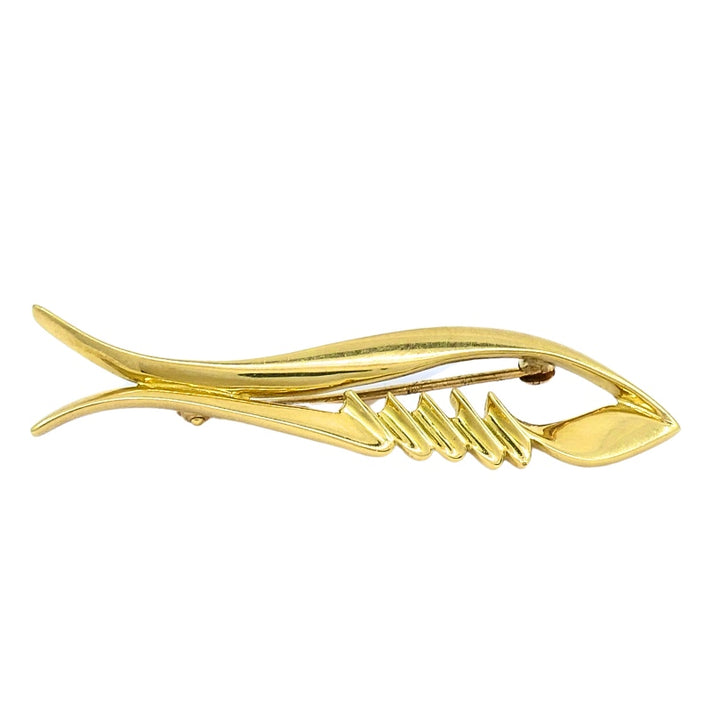 Tiffany & Co. Paloma Picasso Fish 18k Gold Brooch