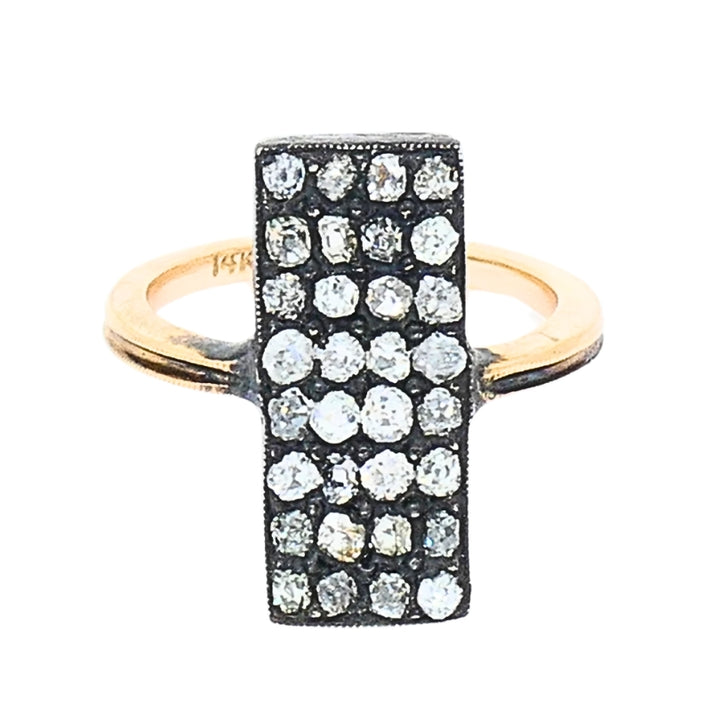 Victorian Revival Diamond Ring 14k Gold