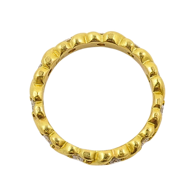 18k Gold Eternity Ring Diamond Band