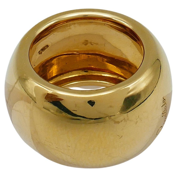 Pomellato Cigar Band Ring 18k Gold Size 6.5