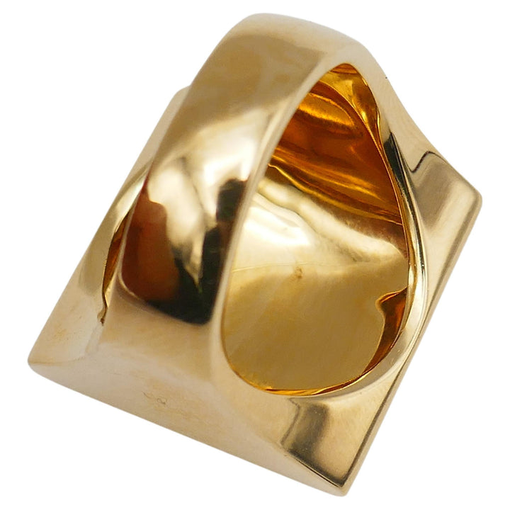 Cartier Gold Ring Square Shape