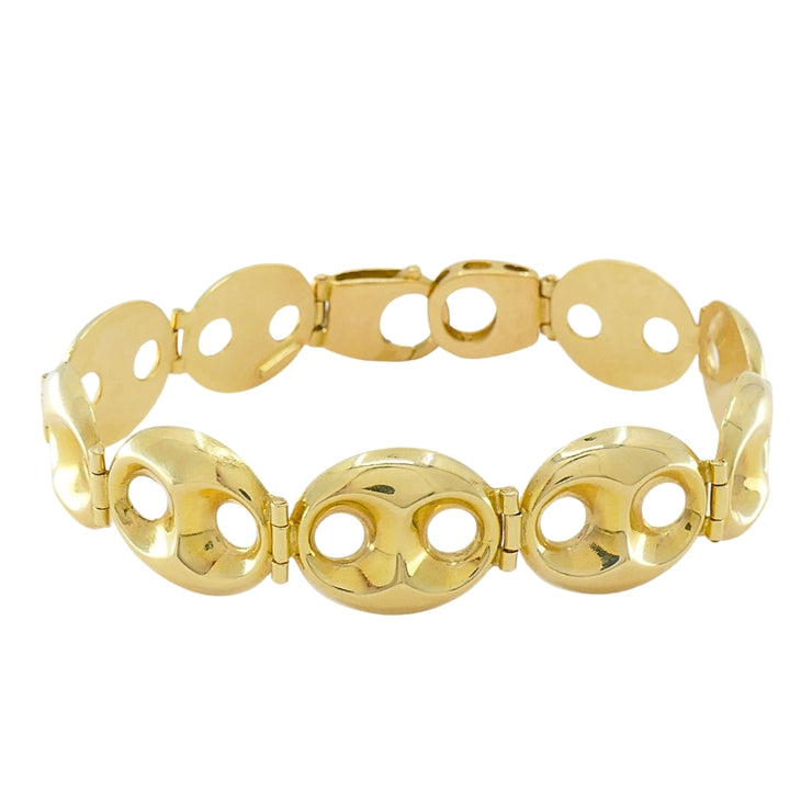 18k Yellow Gold Mariner Link Bracelet