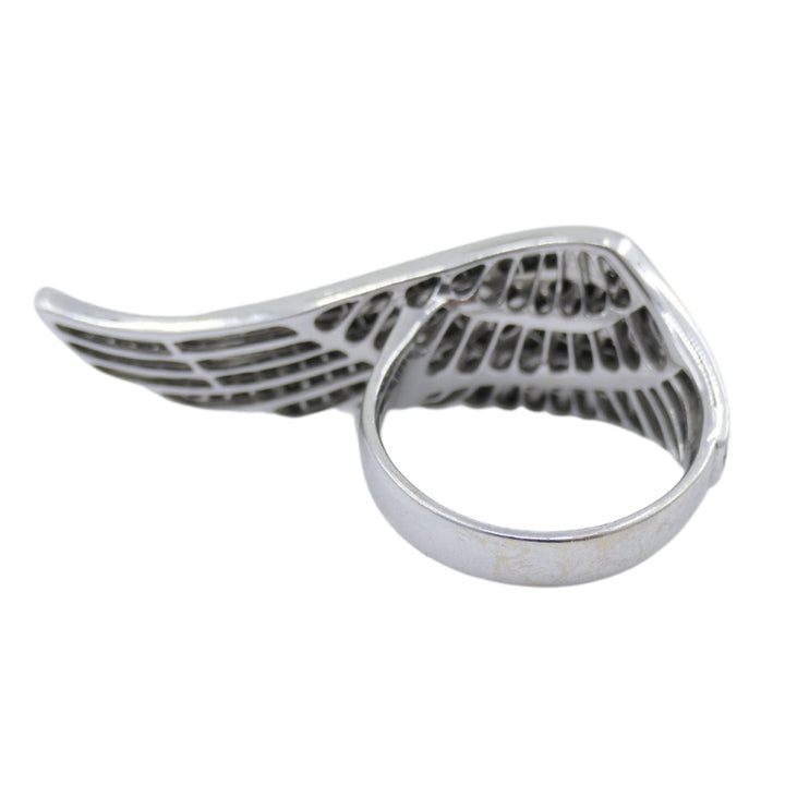 Garrard Black Diamond Wing Ring 18k Gold