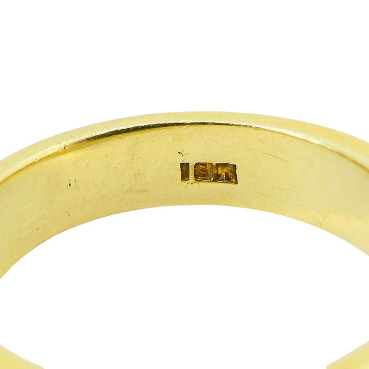 Vintage Tiffany & Co. 18k Gold Hinge Padlock Ring