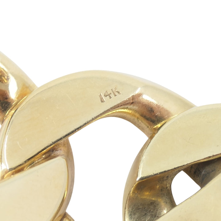 Vintage Diamond Watch Betteridge Curblink Chain Bracelet 14k Gold