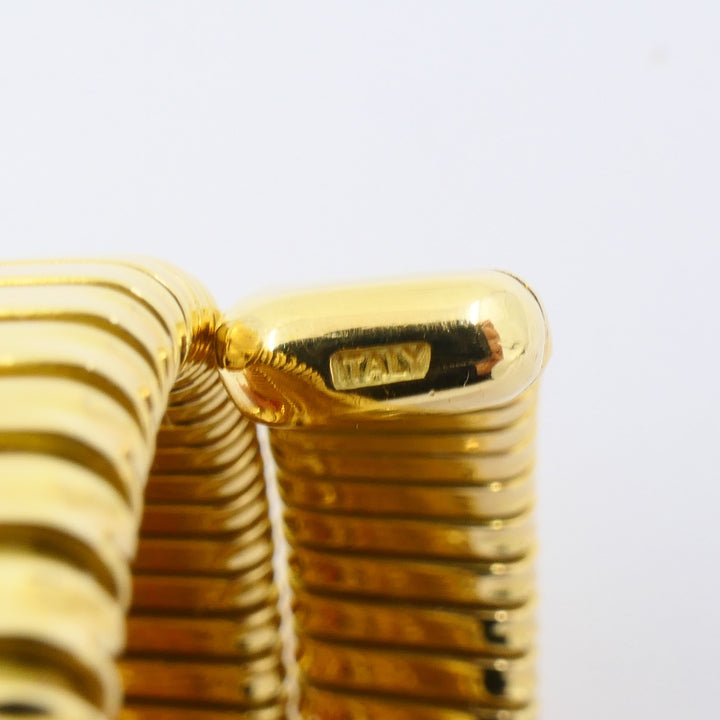 Vintage Carlo Weingrill 18k Gold Four Row Tubogas Wrap Bracelet