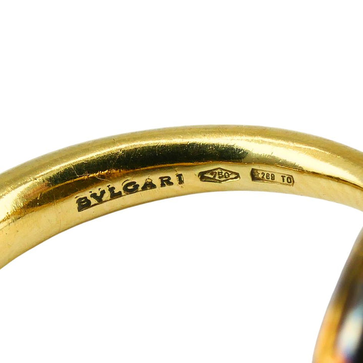 Bvlgari 18k Gold Monete Ancient Coin Ring