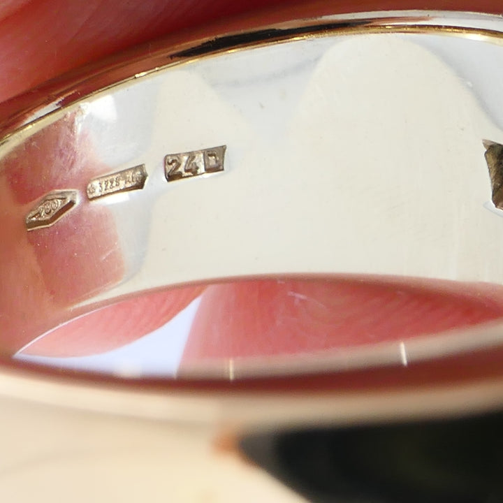 Vhernier Pirouette Ring 18k Rose and White Gold