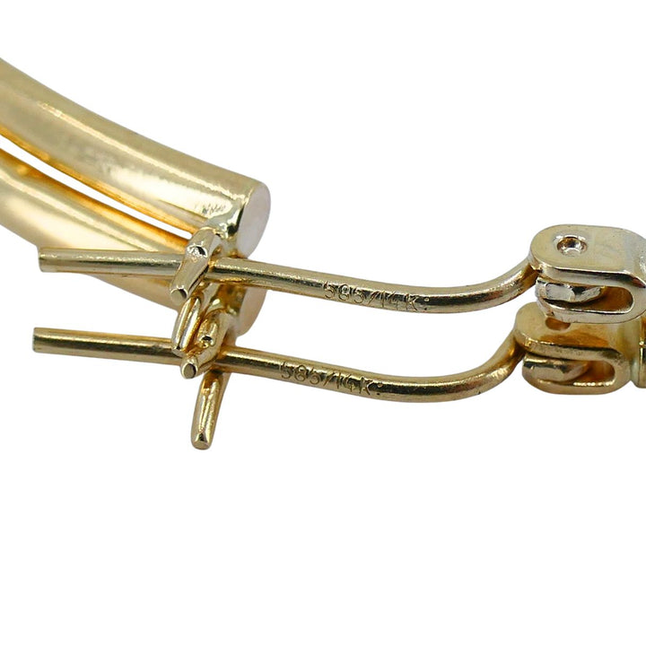 14k Gold Large Hoop Earrings