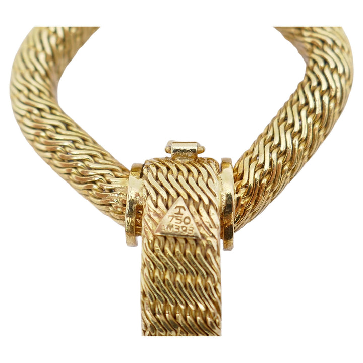 18k Gold Bracelet Rhombus Link