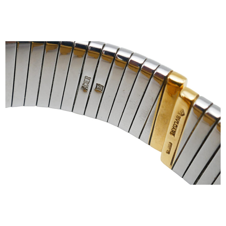 Bulgari Tubogas Gold Watch Stainless Steel
