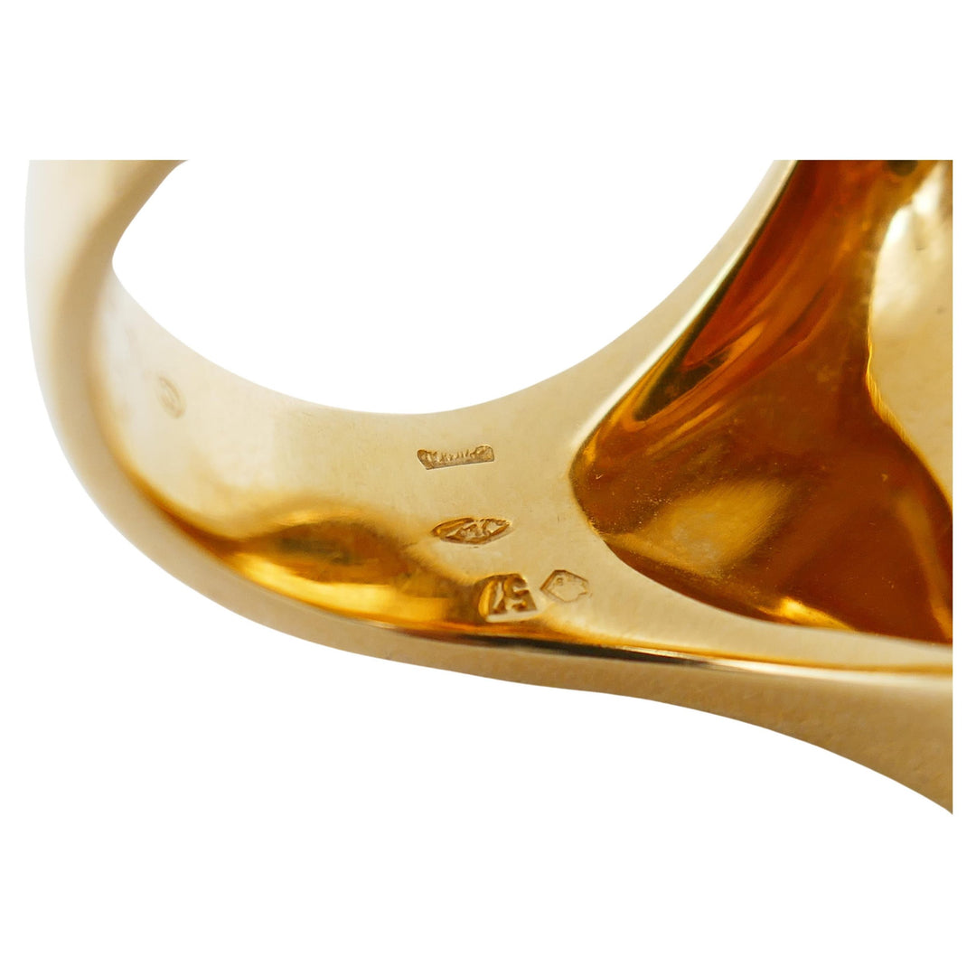 Cartier Gold Ring Square Shape