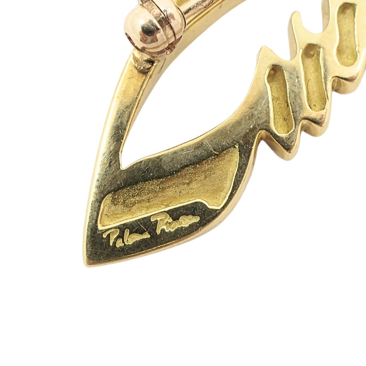 Tiffany & Co. Paloma Picasso Fish 18k Gold Brooch