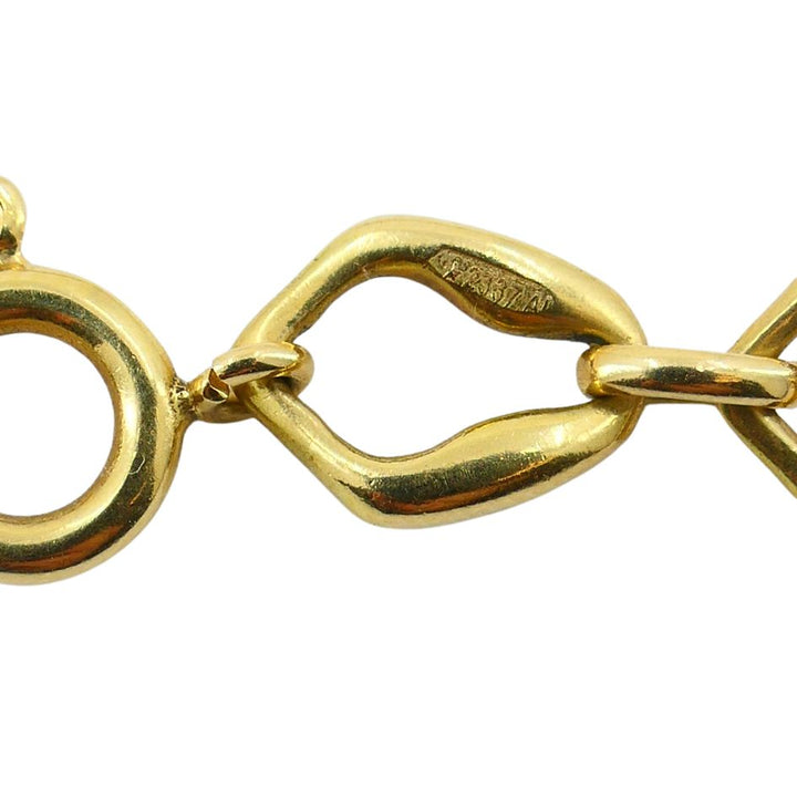 1970 Bvlgari 18k Yellow & Burnished Gold Malachite Jasper Necklace