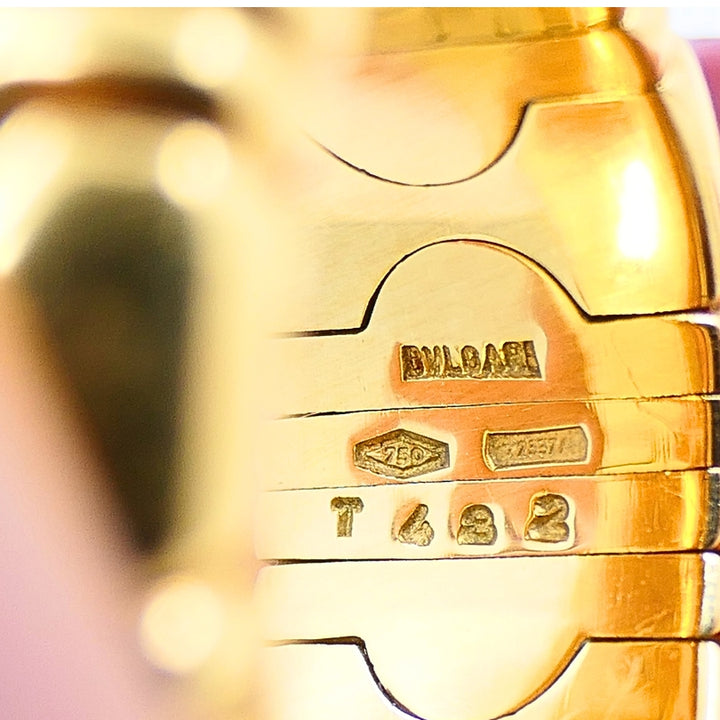Bvlgari Parentesi Ring 18k Yellow Gold