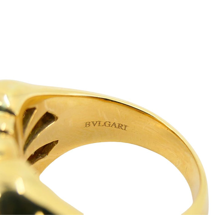 Bvlgari 18k Gold Doppio Cuore Ring