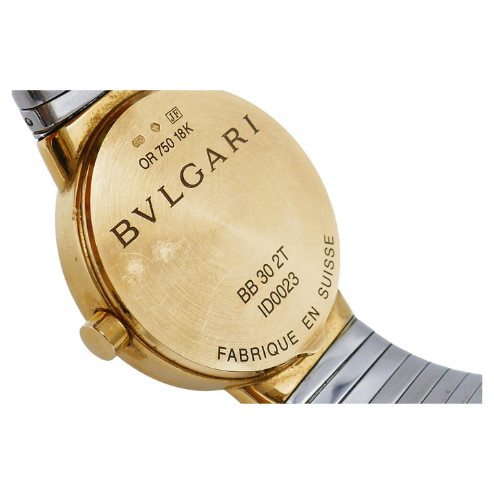 Bulgari Tubogas Gold Watch Stainless Steel