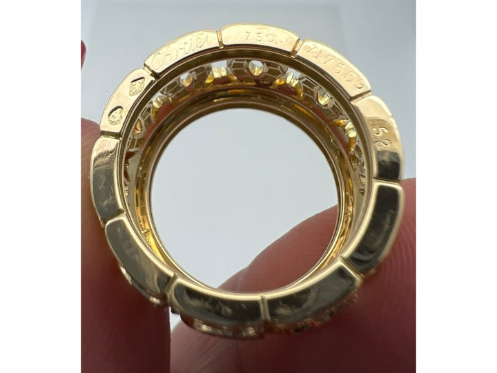 Cartier Wide Diamond Band Ring Double C de Cartier