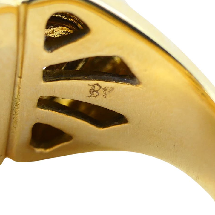 Bvlgari 18k Gold Doppio Cuore Ring