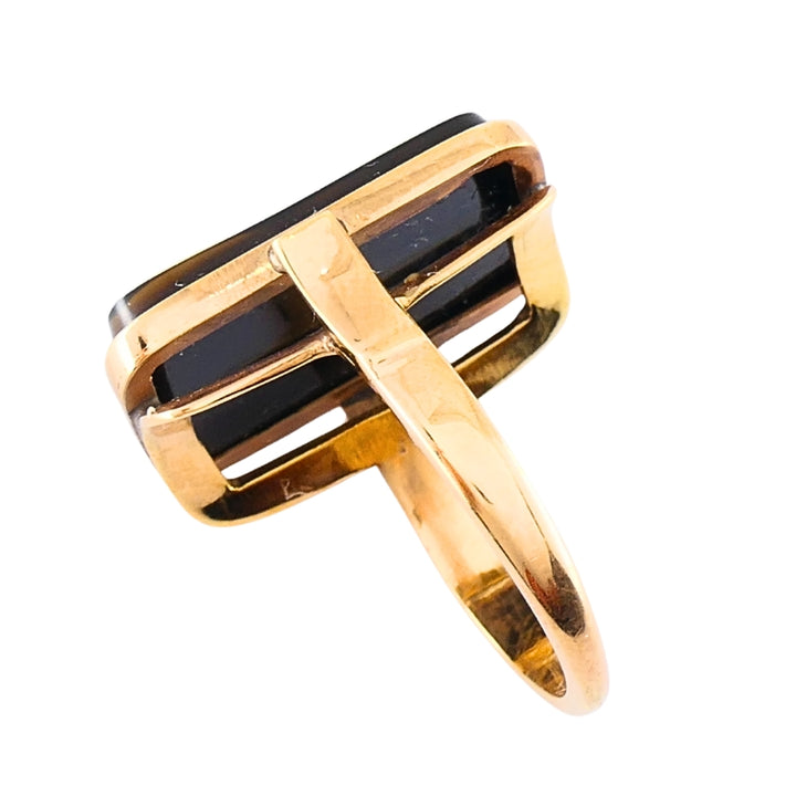 Antique Ring 14k Carved Cameo