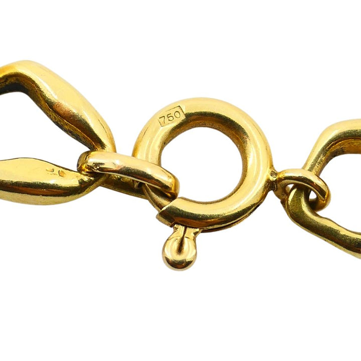 1970 Bvlgari 18k Yellow & Burnished Gold Malachite Jasper Necklace