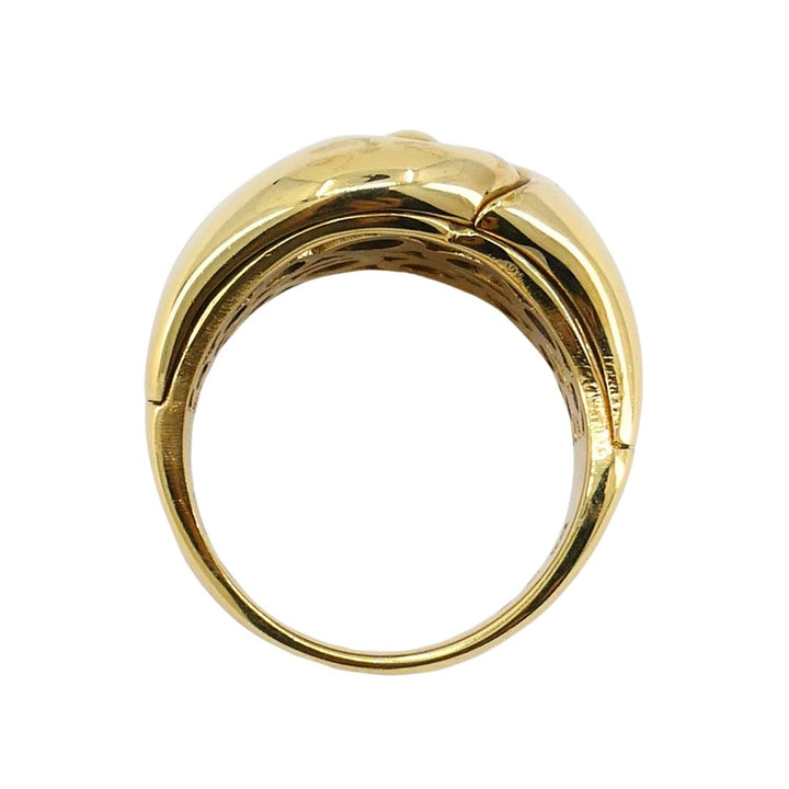 Vintage Marina B Onda 18k Gold Ring
