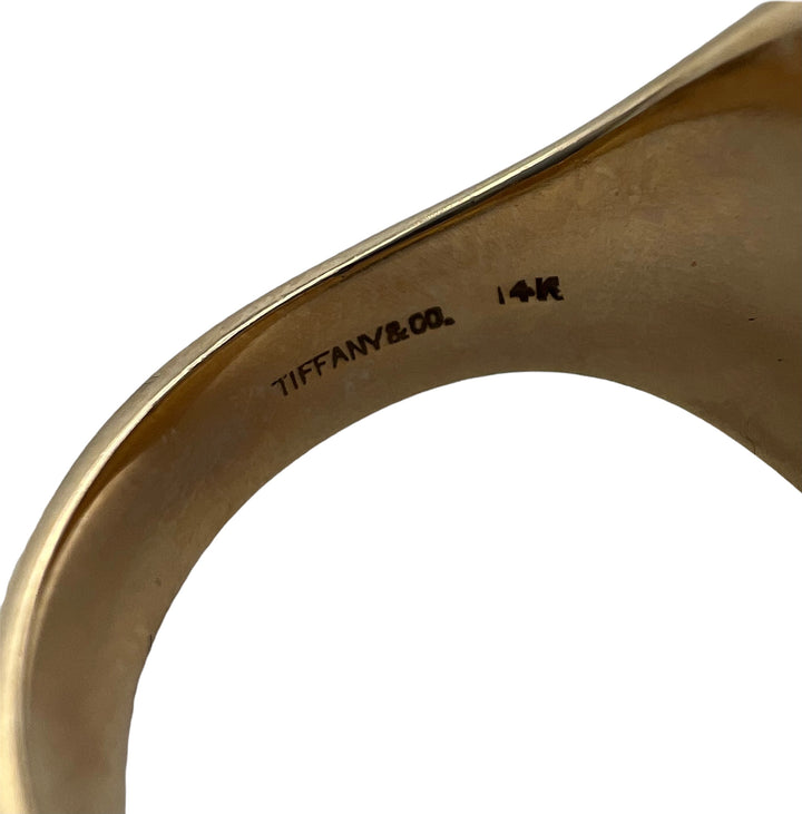 Tiffany & Co. Gold Signet Ring 14k, 1950-1960's