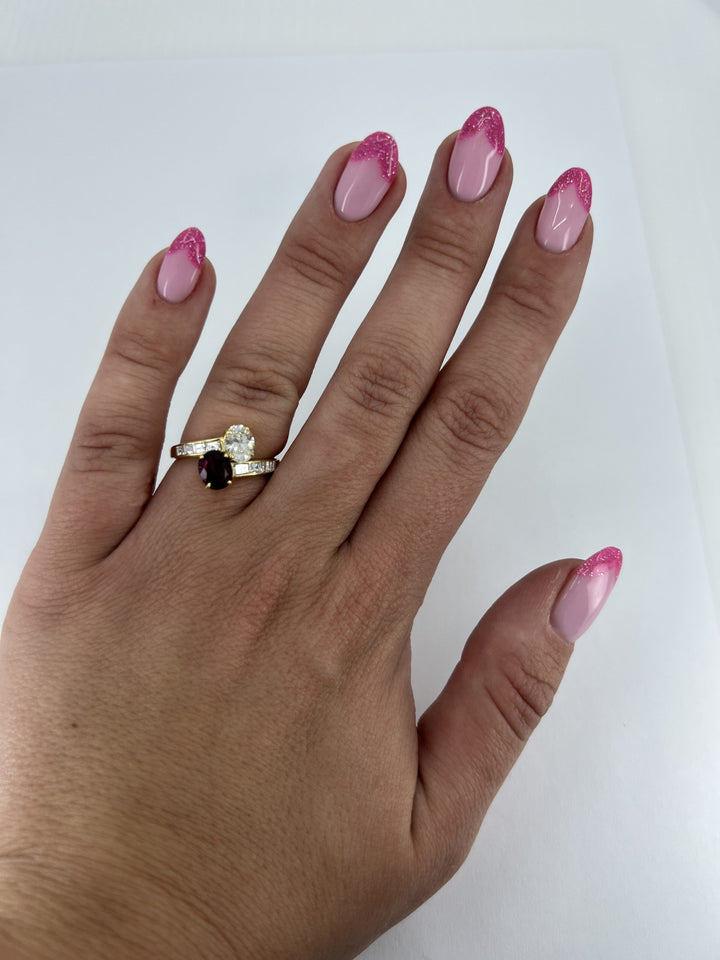 Cartier Vintage Diamond Ruby Ring