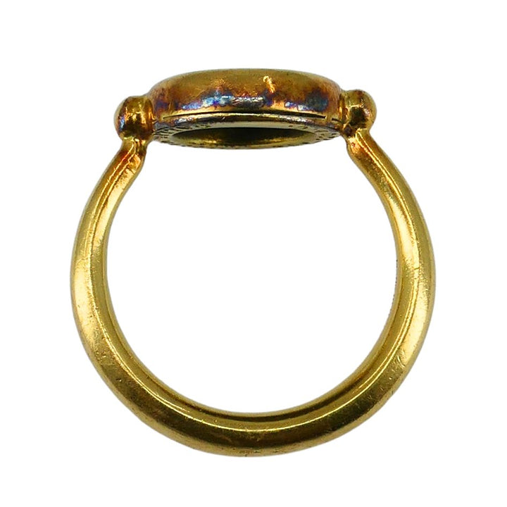 Bvlgari 18k Gold Monete Ancient Coin Ring