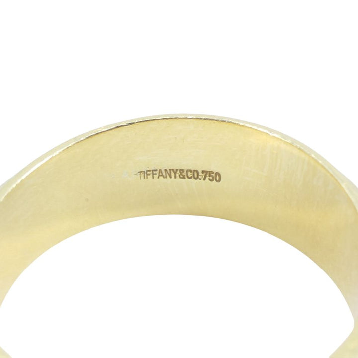 Vintage Tiffany & Co. 18k Gold Band Ring sz 9.75