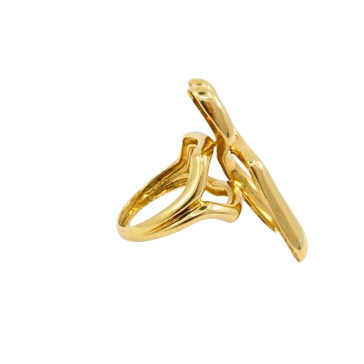 Ilias Lalaounis Ring 18k Gold Chromosome Motif