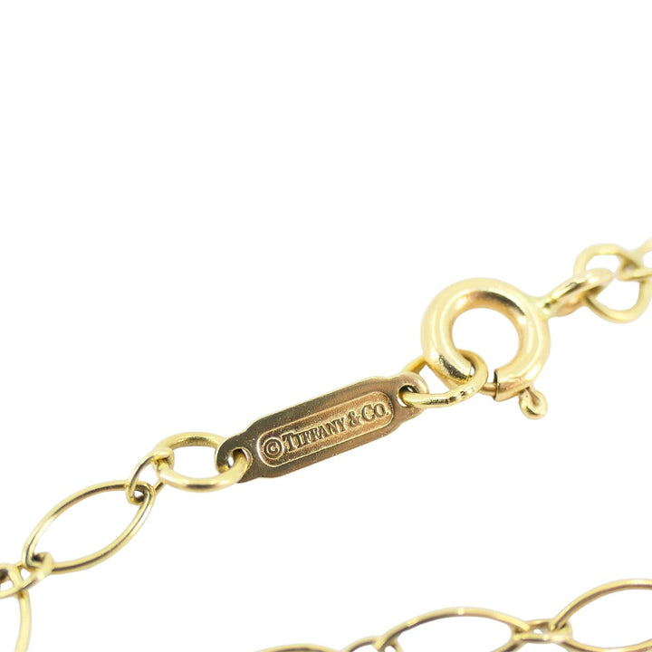 Tiffany & Co. Elsa Peretti Open Heart Key Pendant Necklace