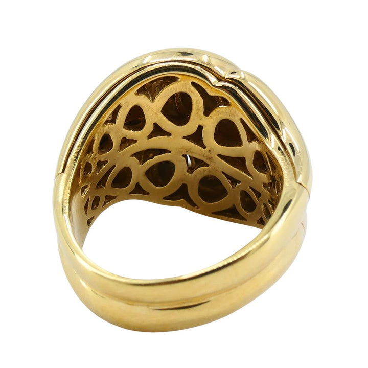 Vintage Marina B Onda 18k Gold Ring