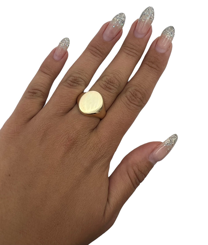 Tiffany & Co. Gold Signet Ring 14k, 1950-1960's