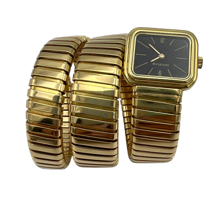Vintage Bulgari Tubogas Yellow Gold Watch
