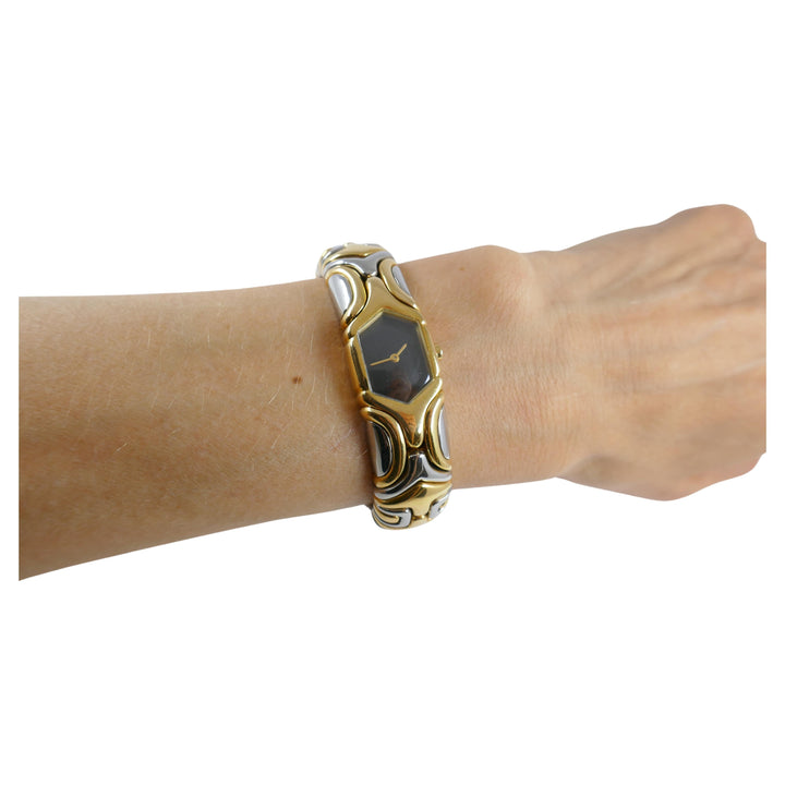 Bulgari Alveare Watch 18k Gold Steel