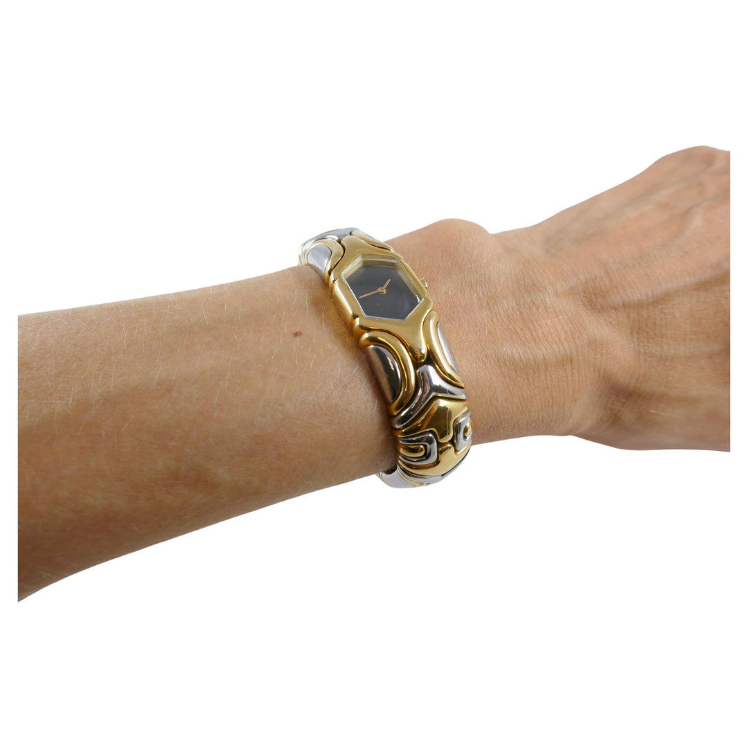 Bulgari Alveare Watch 18k Gold Steel