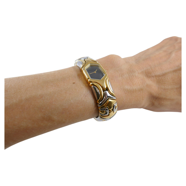 Bulgari Alveare Watch 18k Gold Steel