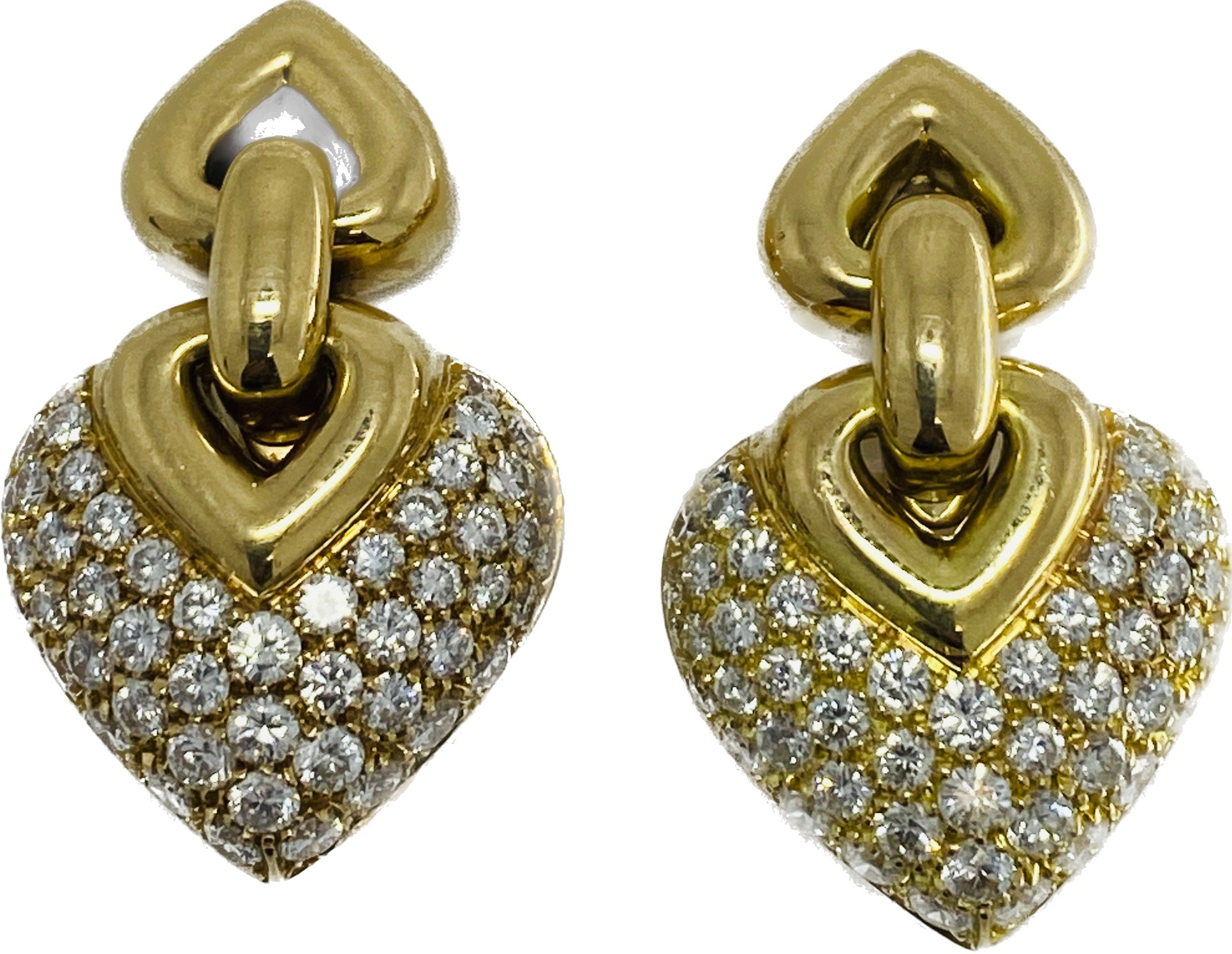 Bulgari Doppio Cuore Diamond Earrings – Nadine Krakov Collection