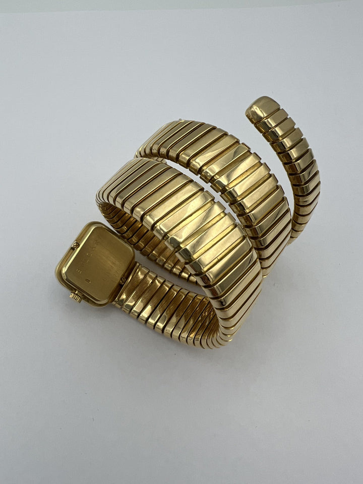 Vintage Bulgari Tubogas Yellow Gold Watch