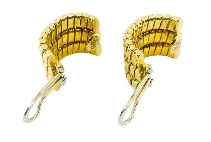 Carlo Weingrill 18k Gold Earrings Tubogas